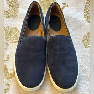 Women’s Sofft Navy Suede Slip-on Sneakers - Size 6